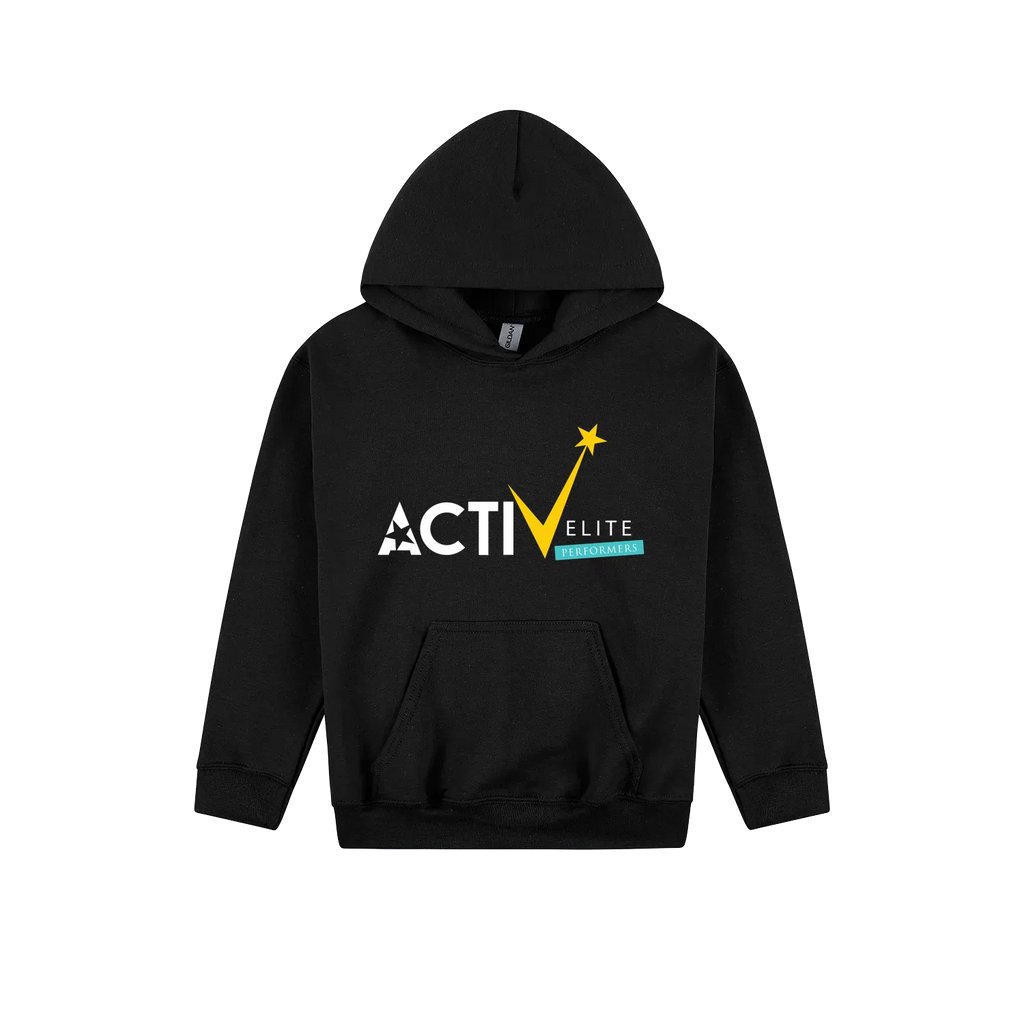 Black front flat lay